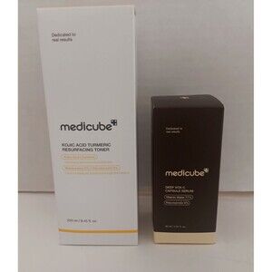 MEDICUBE Set 2- Kojic Acid  Serum & Deep Vita C Capsule Serum NIB Exp 2028